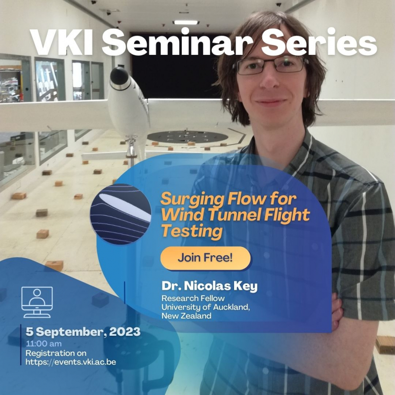 Seminar on Surging Flow for Wind Tunnel Flight Testing