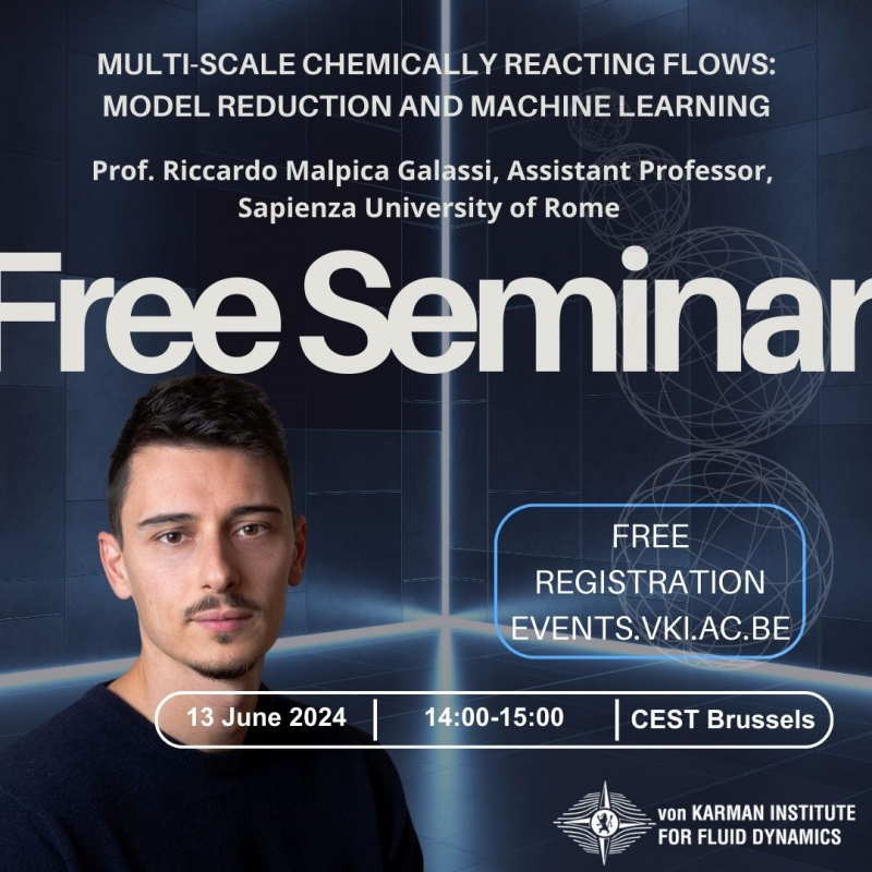 A Free Online VKI Seminar - Multi-scale chemically reacting flows: model reduction and machine learning