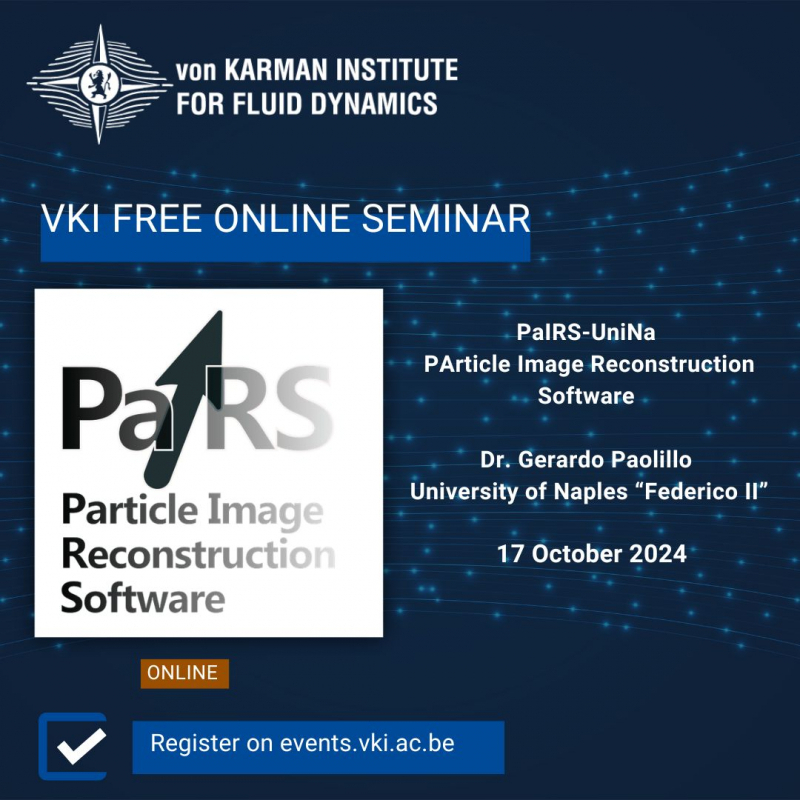 Free Online Presentation - PaIRS-UniNa (PArticle Image Reconstruction Software – University of Naples “Federico II”)