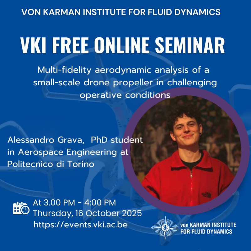  Seminar: Multi-fidelity aerodynamic analysis of a small-scale drone propeller in challenging operative conditions