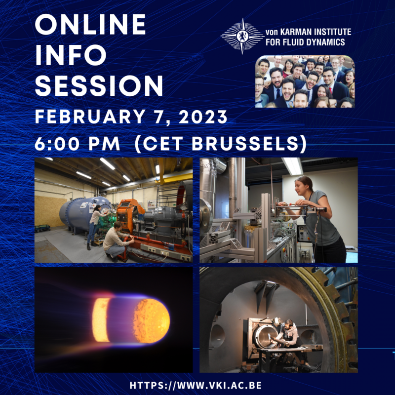 7/12 (6:00 PM) - Online Info Session on the VKI Academic Programmes for Students