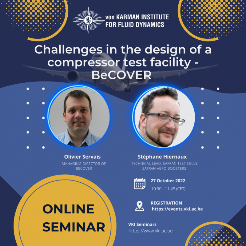 Online Seminar on Challenges in the design of a compressor test facility - BeCOVER 